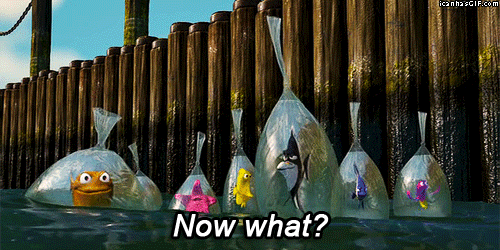 Finding Nemo "Now what?" ending scene